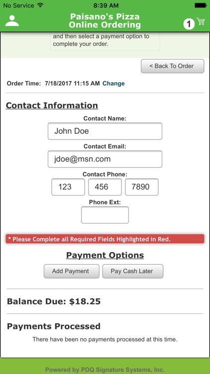 Paisano's Pizza screenshot-4