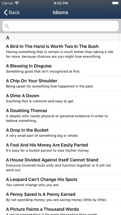 Proverbs and Idioms screenshot 3