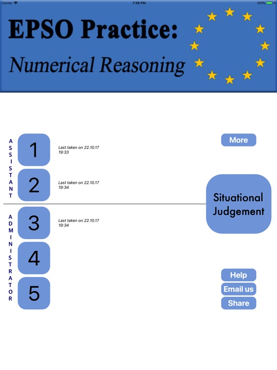 EPSO: Numerical Reasoning