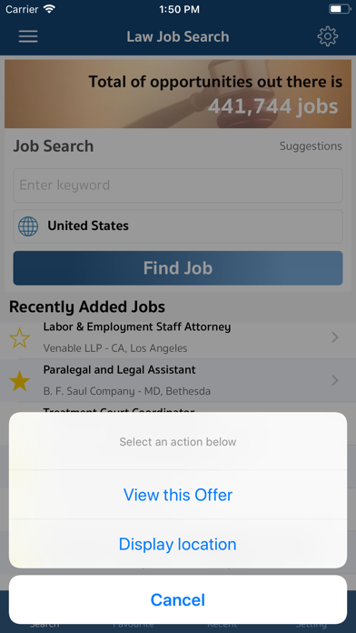 Law Jobs Search (CareerFocus) screenshot 4