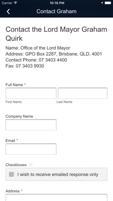 Lord Mayor Graham Quirk screenshot 3