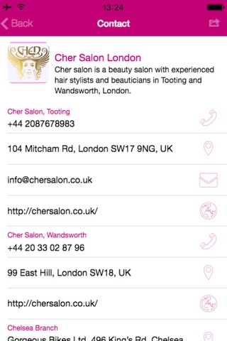 Cher Salon London screenshot 2