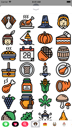 The Thanksgiving Sticker Pack(圖2)-速報App