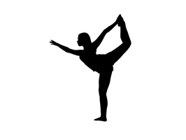 This is a sticker pack of yoga poses in black and white