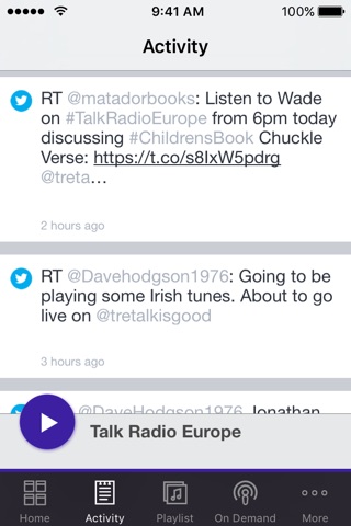 Talk Radio Europe. screenshot 2