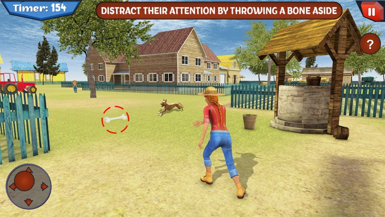 Scary Farmer in Horror House