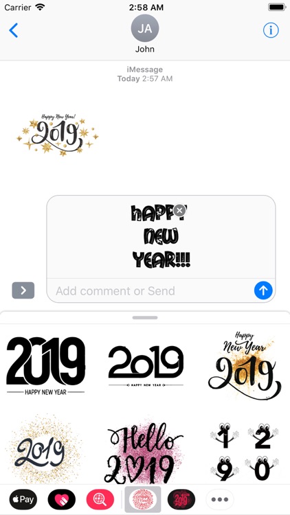 New Year Wishes Animated Pack