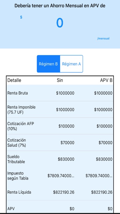 Simulador APV screenshot 3