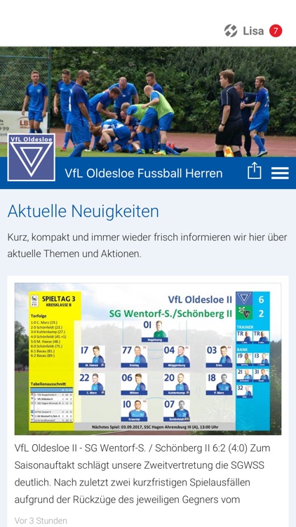 VfL Oldesloe Fussball Herren