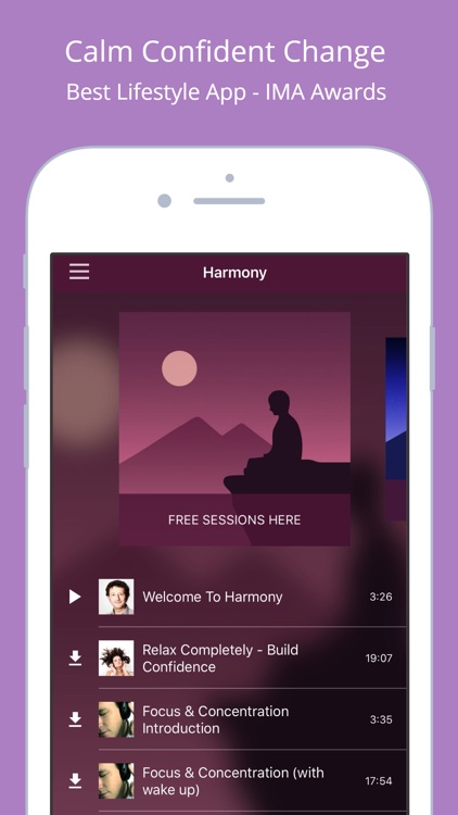 Harmony Hypnosis Meditation screenshot-0