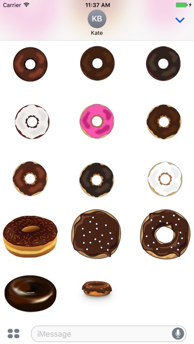 Delicious Donut Stickers screenshot 4