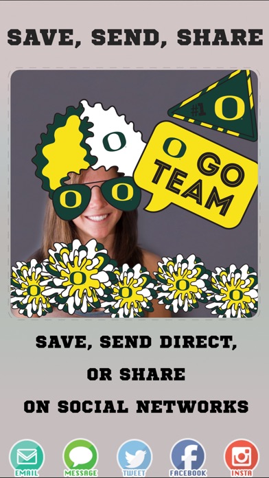 Oregon Ducks PLUS Selfie Stickers screenshot 4