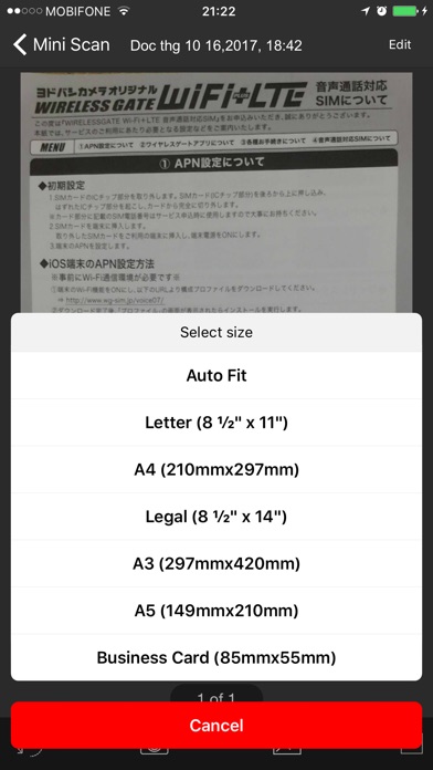 Mini Scan - Document scanner screenshot 4