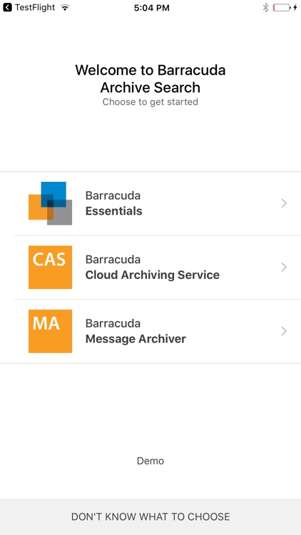 Barracuda Archive Search