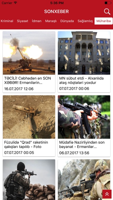 Sonxeber -Azerbaycan xeberleri screenshot 3