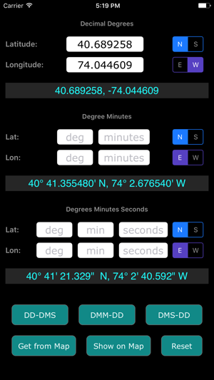 Co-ordinate Converter (Latitude & Longit