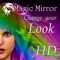 Hairstyle Magic Mirror Change your look HD, allows you to experiment with many new and fascinating hairstyles and lots of different color variations