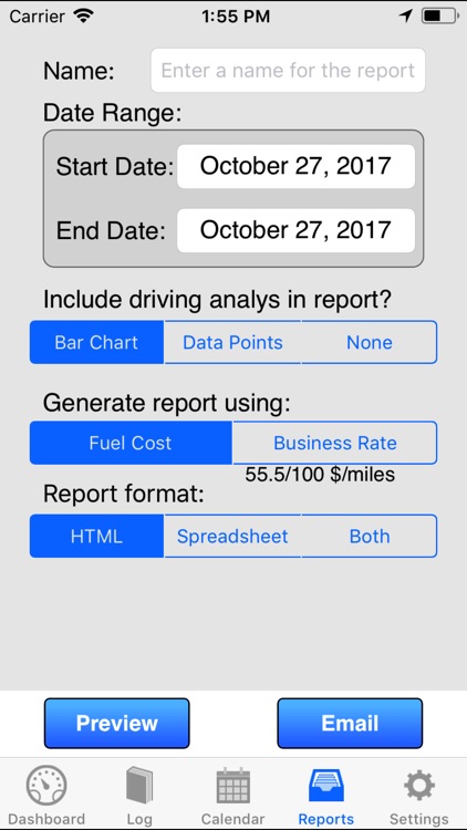 Trip Miles -  Expense Tracker