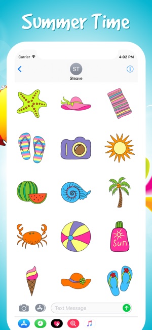 Summer Vacation Stickers Pack(圖3)-速報App