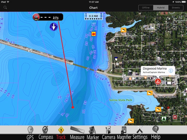 Hudson lake Nautical Chart Pro(圖4)-速報App