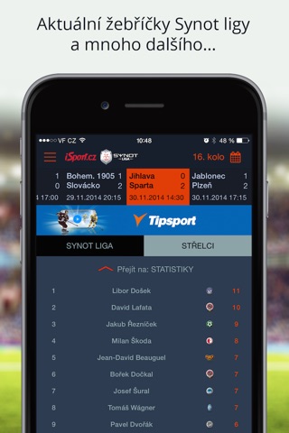 Liga živě screenshot 4