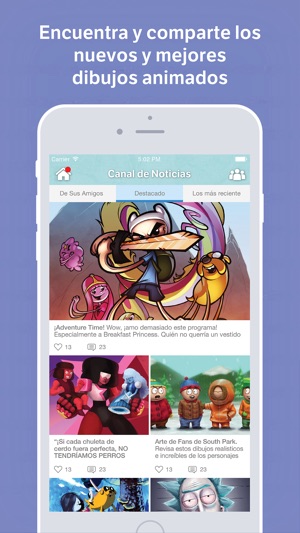 Cartoon Amino en Español