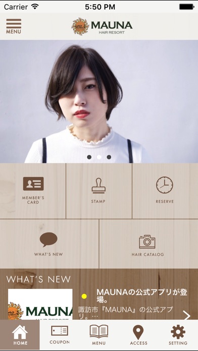 MAUNA公式アプリ screenshot 2
