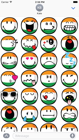 Indian Smiley Stickers(圖2)-速報App