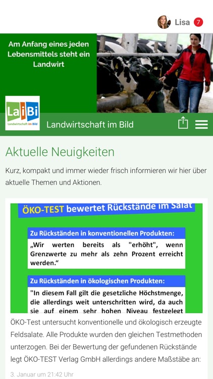 Landwirtschaft im Bild