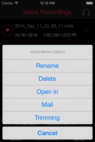 Voice Recorder HD :Audio Memos screenshot 4