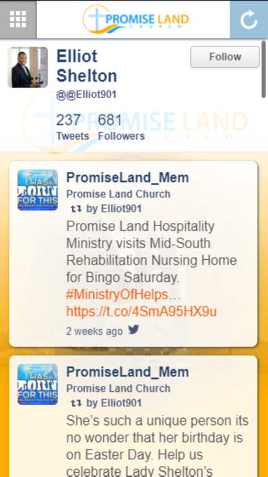 Promise Land Church. screenshot 2