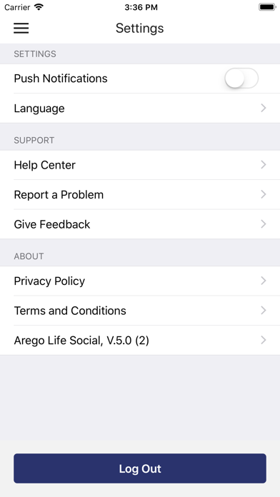 How to cancel & delete Arego Life Social from iphone & ipad 3
