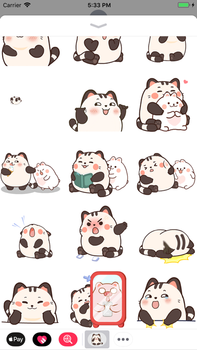 Sweety Cat Animated Stickers screenshot 2
