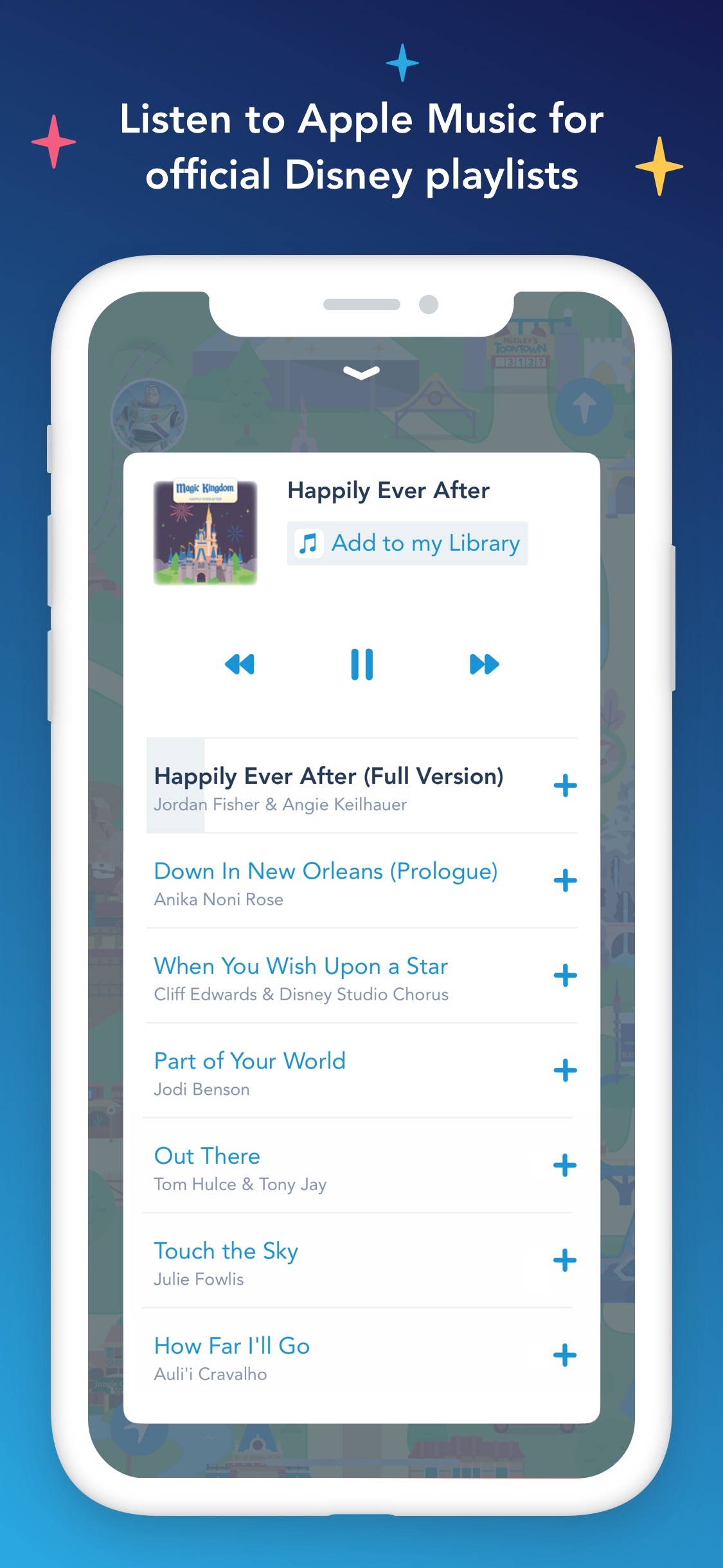 Screenshot do app Play Disney Parks