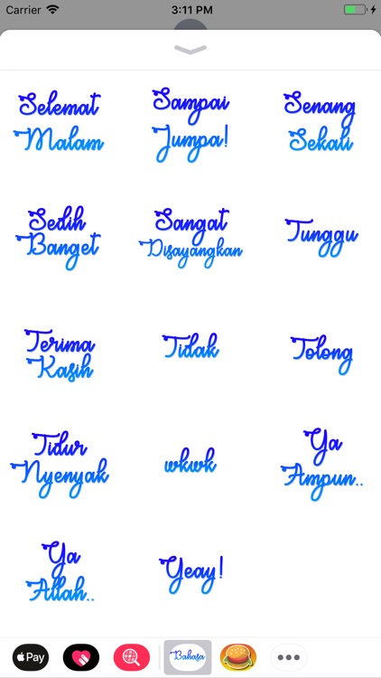 Bahasa Stickers screenshot-4