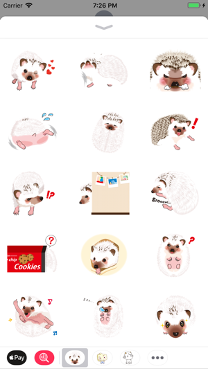 Hedgehog Funny Stickers Pack(圖2)-速報App