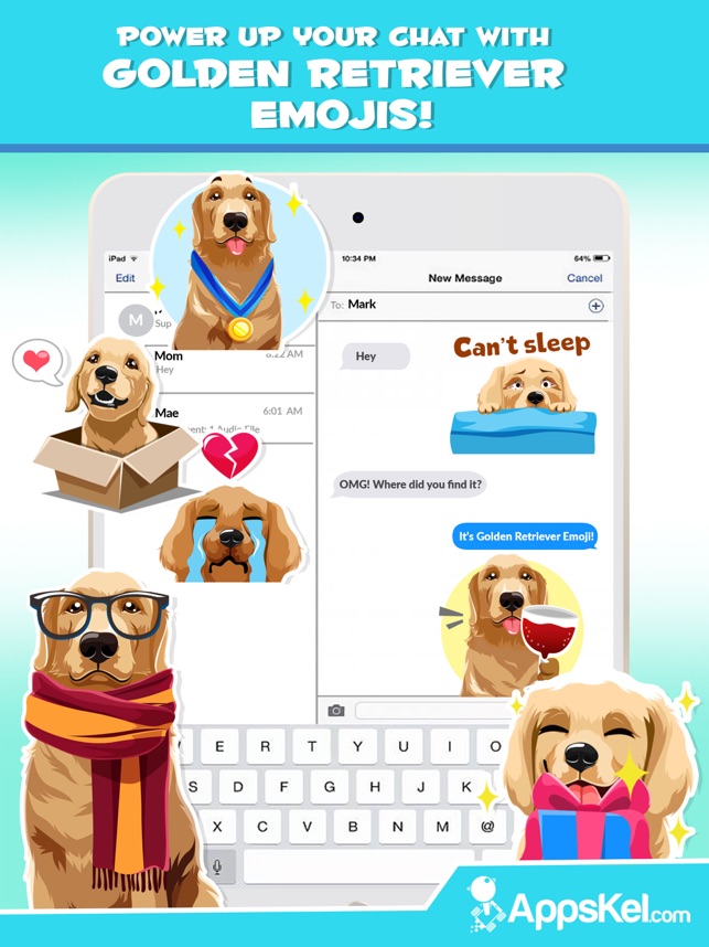 Golden Retriever Dog Emoji On The App Store