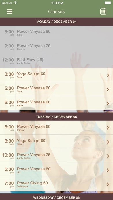 Tadasana Yoga Studio screenshot 3