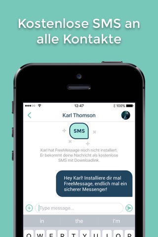 FreeMessage - secure Messenger screenshot 3
