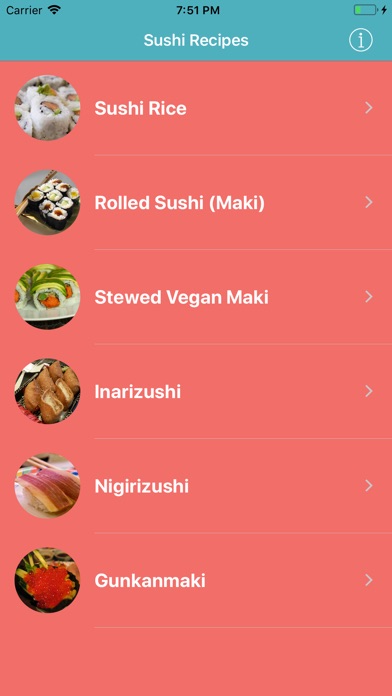Sushi Recipes Japanese Cuisine screenshot 2