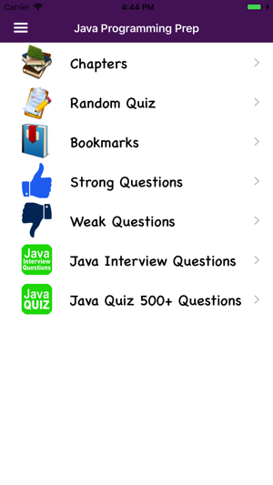 Java Quiz Practice