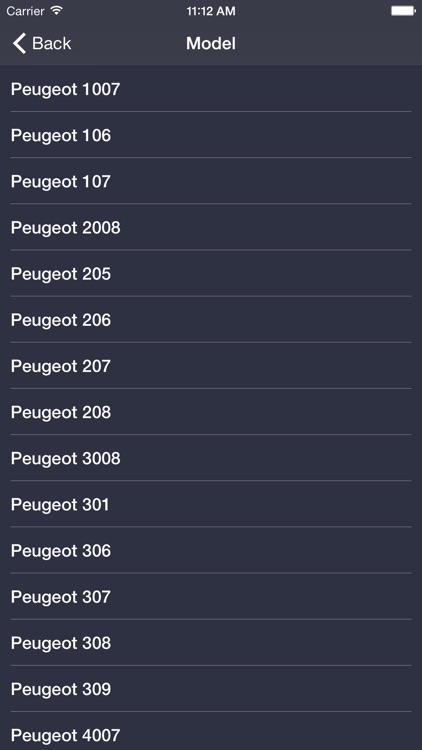 TechApp for Peugeot