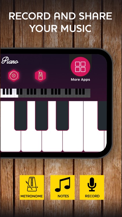 Piano keyboard - music maker