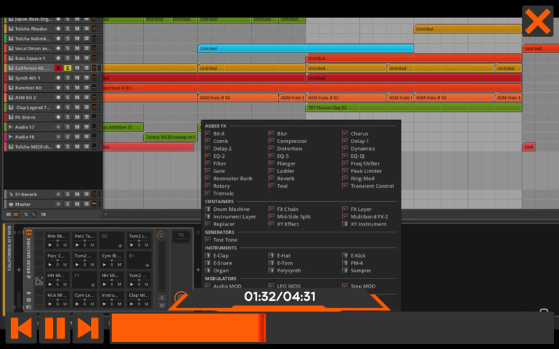 Effects & Processing in Bitwig screenshot 3