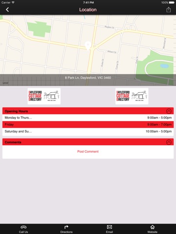 Daylesford Cottage Directory screenshot 2
