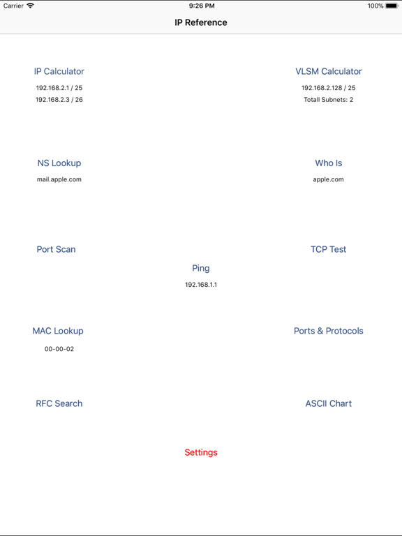 Screenshot #4 pour IP Reference