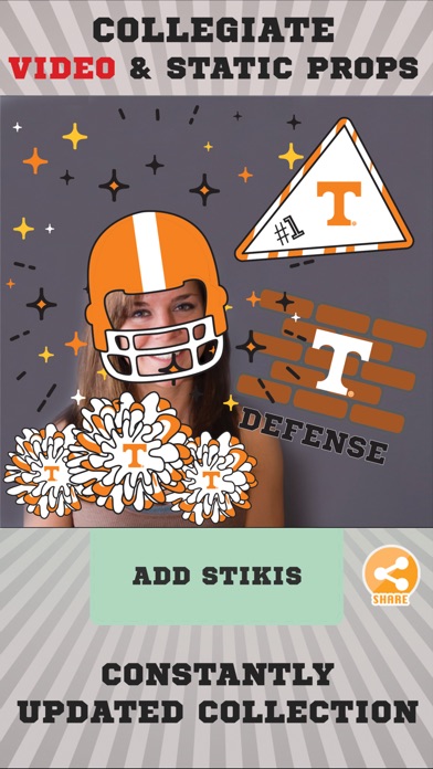 Tennessee Volunteers Animated Selfie Stickers screenshot 2