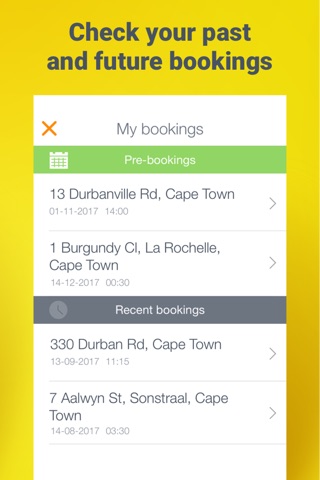 TAXIMAN-Cape Town Taxi service screenshot 4
