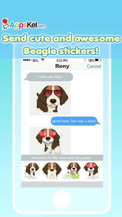 Beagle Emoji Pro screenshot 4