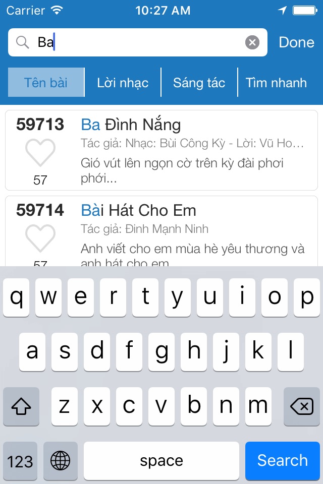 Karaoke List Vietnam screenshot 4